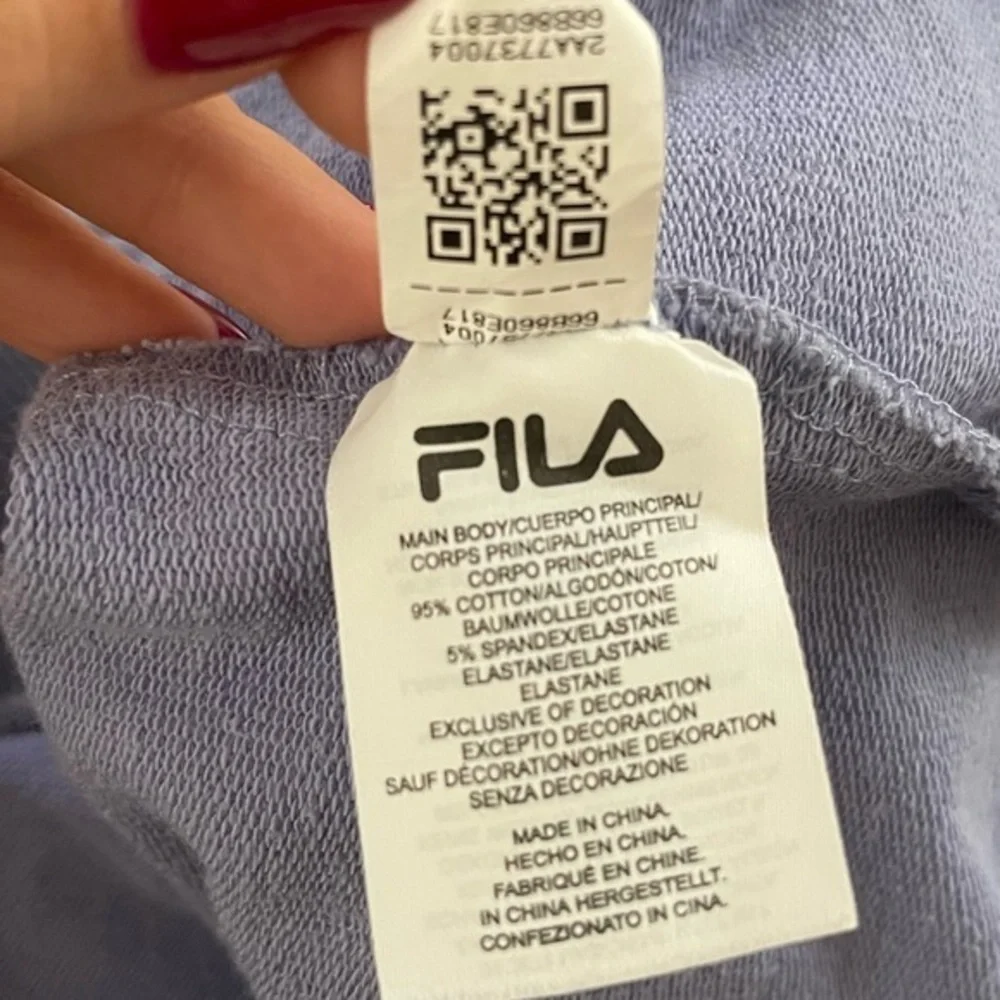 DONATING 03-15 Fila‎ French terry pullover sweatshirt - Picture 11 of 13